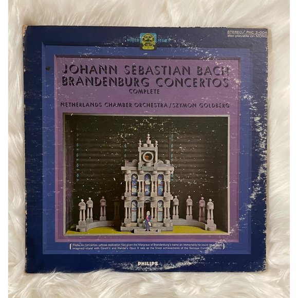 Classical Vinyl Bach Brandenbug Concertos Full, Netherlands Chamber Orchestra - Picture 1 of 9